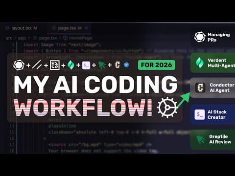 My AI Coding Workflow 2026: This is how I AM CODING right now!