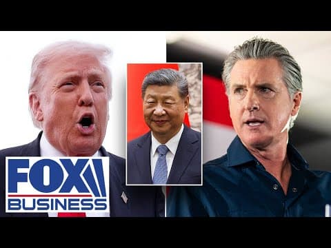 ‘Xi’s smiling’: Newsom MOCKED for Trump attack at ‘China empowerment summit’
