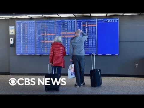Fewer people are booking holiday travel after government shutdown, airlines say