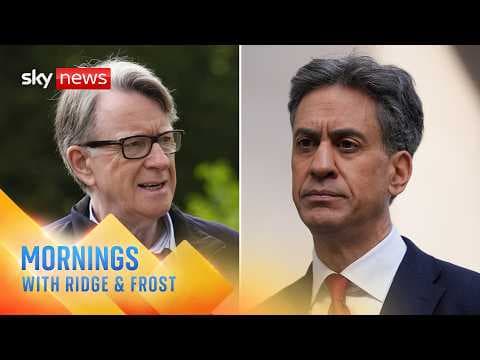 Miliband: 'I steered well clear of Mandelson when I became Labour leader' | Mornings