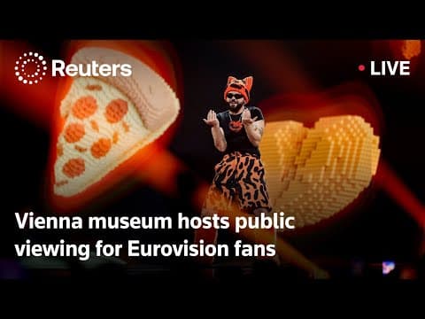 LIVE: Vienna museum hosts public viewing for Eurovision fans