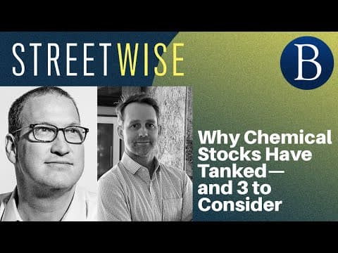 Why Chemical Stocks Have Tanked—and 3 to Consider | Barron's Streetwise