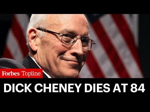 Former Vice President Dick Cheney Dies At 84