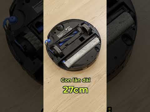 Deebot X12 Omnycyclone: con lăn dài, phun nước được, leo bậc được #shorts