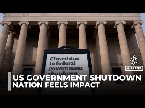 US government shutdown: Knock-on effects of standoff evident nationwide