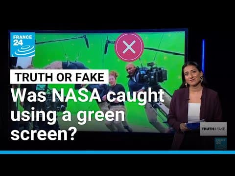 NASA's Artemis II: conspiracy theories take off about ‘staged’ green screen • FRANCE 24 English