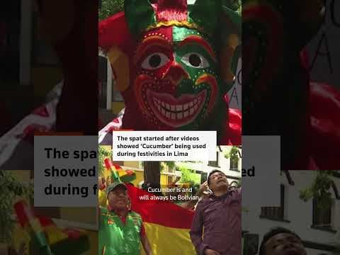'Cucumber' carnival clown sparks dispute between Bolivia and Peru