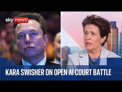 Tech journalist Kara Swisher discusses Musk vs Altman and future of AI