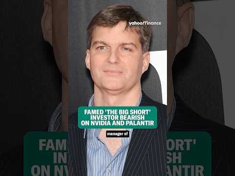 'The Big Short' legend Michael Burry is bearish on Nvidia and Palantir following bubble warning.