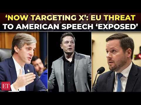 'Europe’s latest target is X!': Explosive testimony on EU threat to US speech rocks House hearing