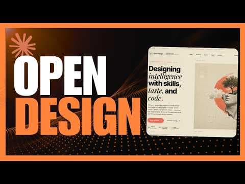 Open Design - Open Source Claude Design! Fully Free AI Design System!