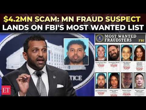 Minnesota fraud suspect lands on FBI's most wanted fraudsters list for $4.2 million scam