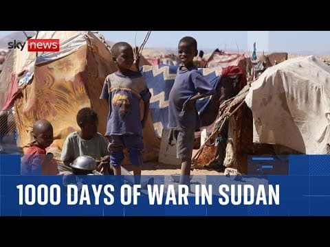 Half the population of Sudan faces extreme levels of hunger | 1000 days of war in Sudan
