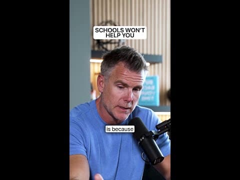 School is not going to make you rich