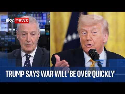 Iran war | Michael Clarke on Trump claiming war will be over 'quickly' and Israeli strikes on Beirut