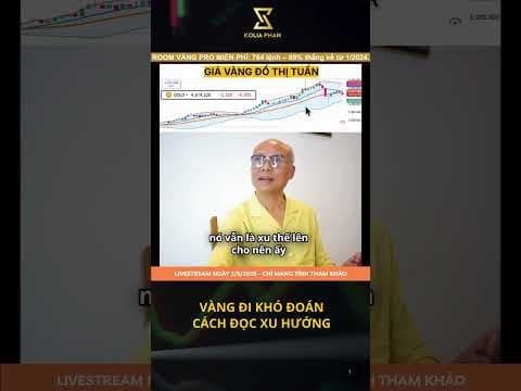 VÀNG ĐI KHÓ ĐOÁN - CÁCH ĐỌC XU HƯỚNG? #trump #gold #fypシ