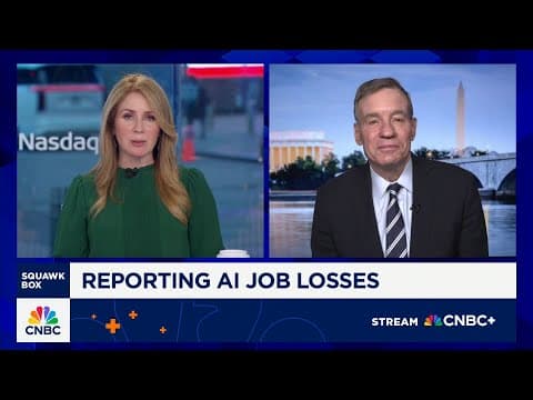 Sen. Warner on AI job losses: Recent college grad unemployment could hit 25% if we do nothing