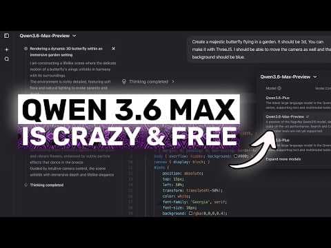 Qwen 3.6 Max (FULLY FREE): Qwen JUST ENDED Opus 4.7? This MODEL is ACTUALLY INSANE!