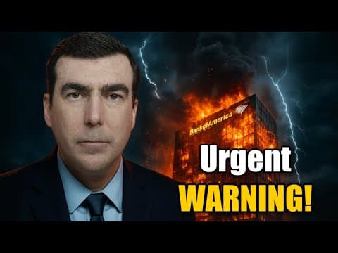 🚨 BofA's $12 Trillion Alert: Banking System Running OUT of CASH—Crash Imminent!