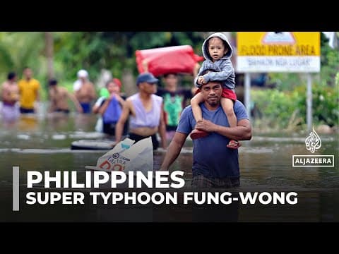 Super Typhoon Fung-wong approaches Philippines, nearly 1 million evacuated