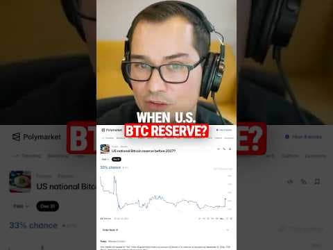 US Bitcoin Strategic Reserve Polymarket Odds Are Rising (33%)