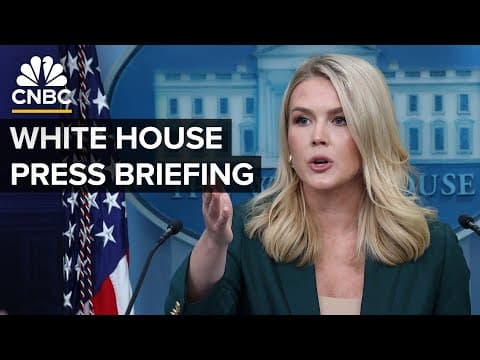 White House press secretary Karoline Leavitt holds a briefing with reporters — 11/4/2025