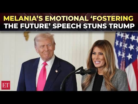 Melania Trump’s powerful ‘fostering future’ plan leaves president Trump and the White House in shock