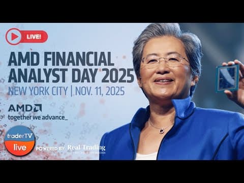 $AMD AI Chips EXPLODE 50%+ at Analyst Day! $NVDA Killer Setups – Nov 11 LIVE