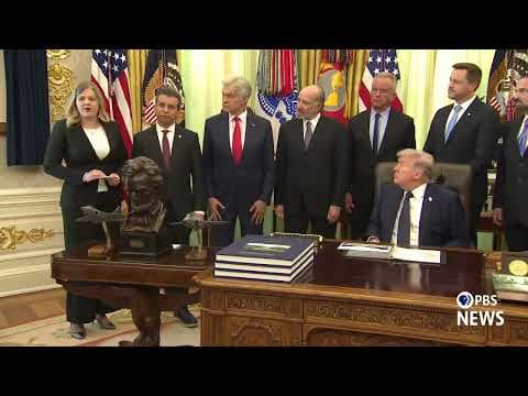 WATCH: Trump says military is 'very happy' about medical marijuana rescheduling
