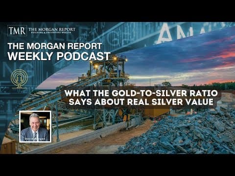 David Morgan: What Gold To Silver Ratio Says About Silver Price