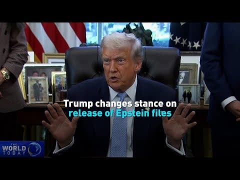 Trump changes stance on release of Epstein files
