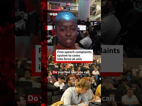 Freedom of speech complaints system to be introduced in England universities. #University #BBCNews