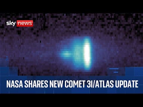 NASA shares new pictures of interstellar comet that zoomed past Mars last month