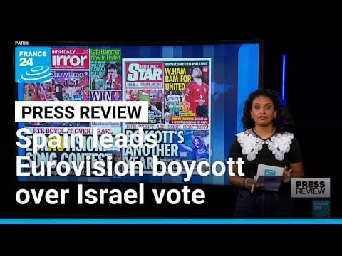 EurNOvision: Spain, Ireland, Netherlands and Slovenia boycott competition over Israel vote