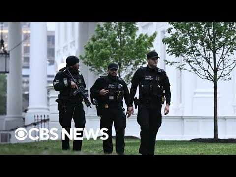 Gunman killed by Secret Service after opening fire outside of White House, officials say