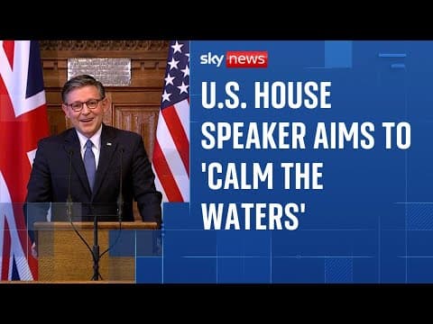 House speaker addresses MPs after Trump slams UK's 'GREAT STUPIDITY'