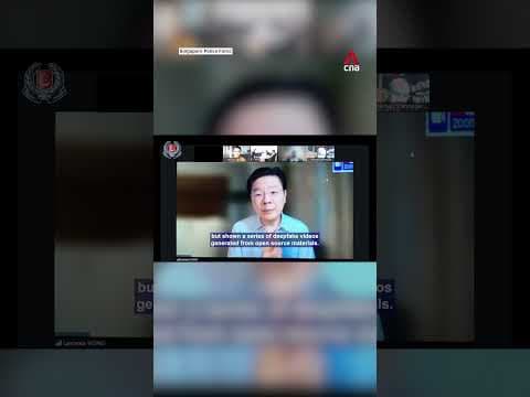 Footage of fake Zoom meeting used in scam impersonating PM Wong
