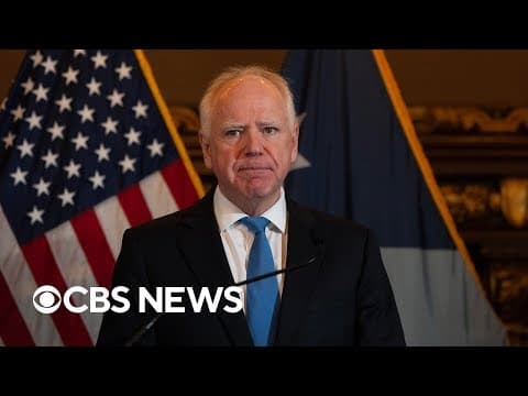 Gov. Tim Walz addresses ICE presence in Minnesota | full video