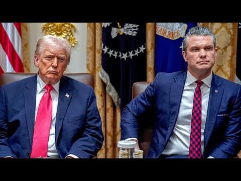 Hegseth Says He Did Not Order Second Deadly Boat Strike