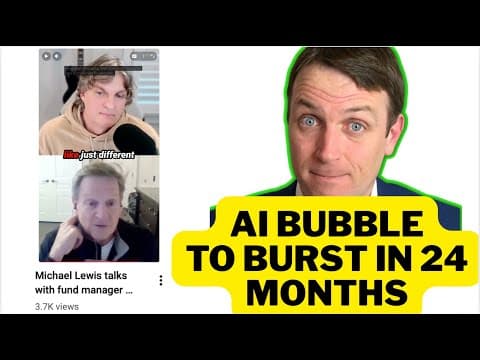 Burry's Few Bad Years Ahead Prediction - AI Crash