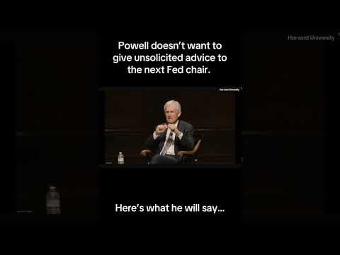 2 things Powell wants his successor to know about the Fed