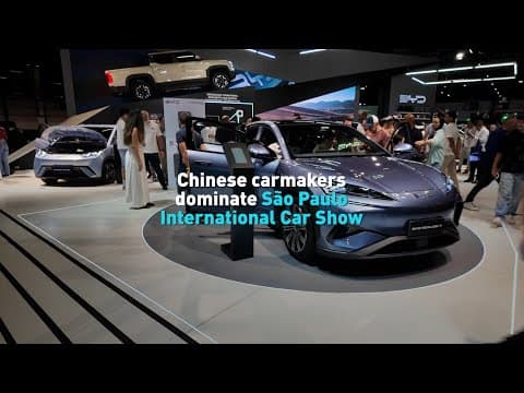 Chinese carmakers dominate São Paulo International Car Show