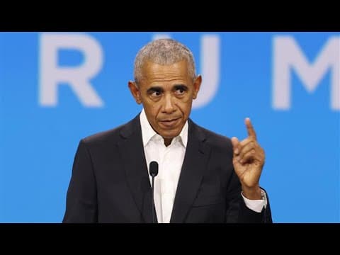 ‘Only 28 per cent would agree’: Barack Obama mocked for claiming mainstream media is trustworthy