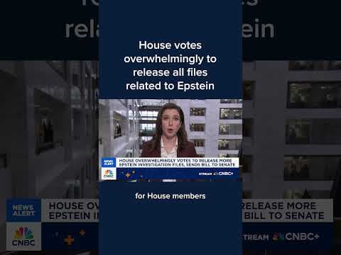 House votes overwhelmingly to release all files related to Epstein