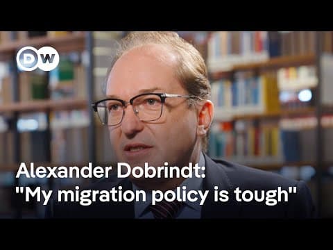 German Interior Minister Alexander Dobrindt in a DW Interview