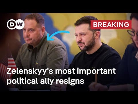 Zelenskyy's chief-of-staff Andrii Yermak resigns | DW News