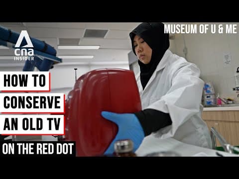 Conserving A TV? A Peek Inside Singapore's Heritage Conservation Centre | On The Red Dot Extra