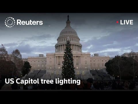 LIVE: Capitol tree lighting in Washington, DC