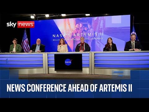 NASA news conference ahead of Artemis II rollout & mission preview
