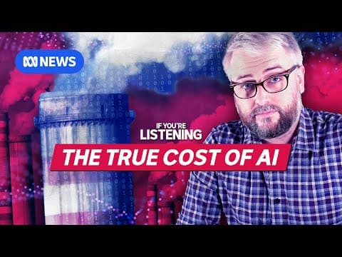How much energy, water and money is the AI boom consuming? | If You're Listening
